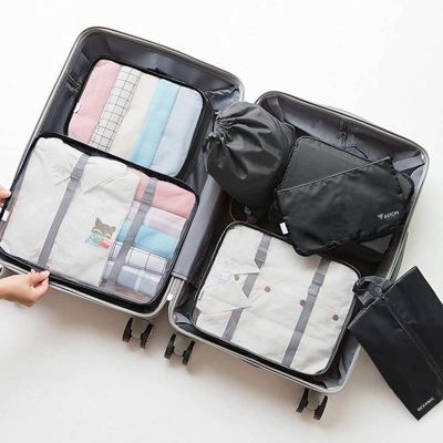 7-In-1 Polyester Travel Organizer Set