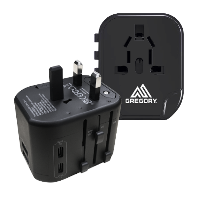 INNOV Travel Adapter 2 Type-C + 2 USB Smart Charger