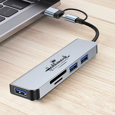 fusion 5 in 1 USB 3.0 Hub with Type-C
